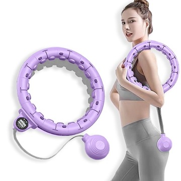 REGULOWANY SMART HULA HOP Z LICZNIKEM POWTÓRZEŃ I OBCIĄŻENIEM
