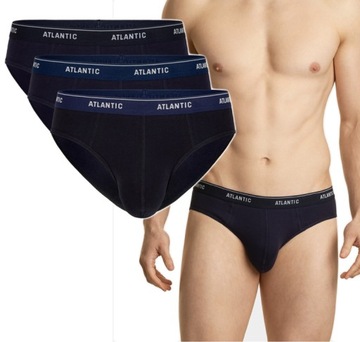 SLIPY MĘSKIE ATLANTIC 3MP-157 w2 bawełna 3PAK L