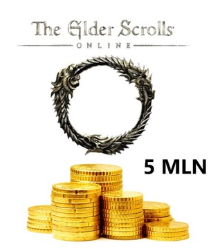 THE ELDER SCROLLS ONLINE ESO 5 MLN GOLD ZLOTO EU