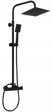 Душевой набор - душевая панель с тропическим душем 20 см.