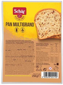Pan Multigrano,chleb wieloziarnisty 250g Schar