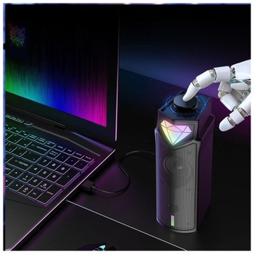 ИГРОВЫЕ КОЛОНОКИ ONIKUMA L1 ДЛЯ КОМПЬЮТЕРНОЙ ЗВУКОВОЙ ПАНЕЛИ USB RGB LED BLUETOOTH