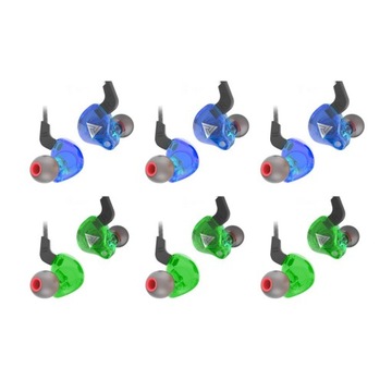 6 X (Multi) przewodowe słuchawki 3.5mm