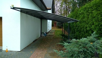 WIATA SAMOCHODOWA GARAŻOWA 5*3m ZADASZENIE STALOWA