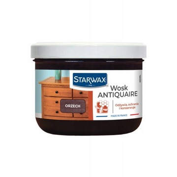 STARWAX WOSK W PAŚCIE ORZECH 375ML 43093
