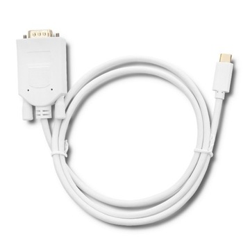 Адаптер USB-кабеля длиной 1 м USB-C типа C / VGA HD Qoltec