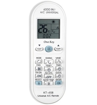 PILOT DO KLIMATYZACJI KT-E08 UNIWERSALNY 6000 IN 1