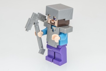 Lego Figurka Minecraft min013 Steve 21118 21126