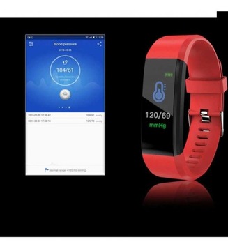 Smartband, умный браслет, шагомер, черный