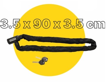 Велосипедный замок безопасности Цепной замок XRIDER 900 x 6 мм скутеры