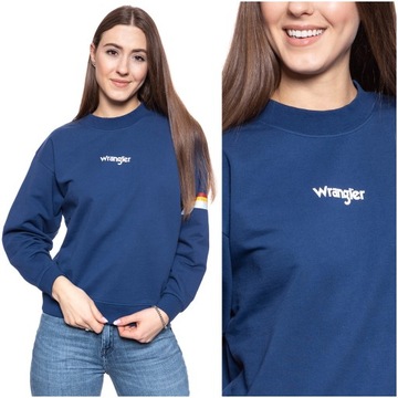 WRANGLER 80´S RETRO DAMSKA BLUZA KLASYCZNA LOGO S