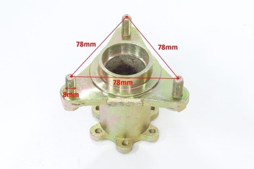 СТУПИЦА ПЕРЕДНЕГО КОЛЕСА ATV 125 BOMBARDIER ДИСКОВЫЙ ТОРМОЗ