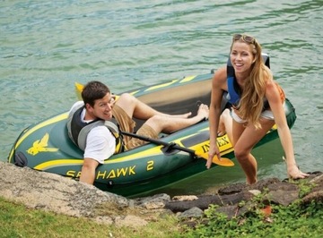 НАДУВНОЙ ПОНТУ SEAHAWK 2 чел. 7в1 INTEX 68347