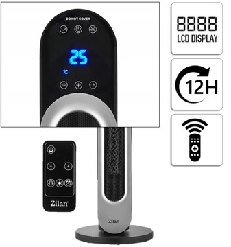 TERMOWENTYLATOR GRZEJNIK ELEKTRYCZNY 2200W+PILOT