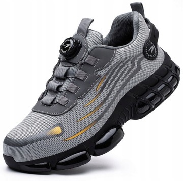 BUTY ROBOCZE OCHRONNE BHP SPORTOWE PÓŁBUTY LEKKIE SZARY