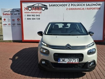 Citroen C3 III Hatchback 1.2 PureTech 68KM 2017 Citroen C3 1.2 Benzyna Perłowy lakier Klimatyzacja Zadbany Zamiana FV-Marża, zdjęcie 10