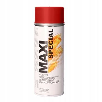 Lakier akrylowy Maxi Color MX0015 żaroodporny czerwony 400 ml