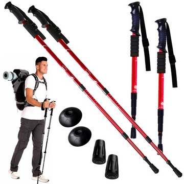 2x KIJ KIJKI DO NORDIC WALKING CHODZENIA TREKKINGOWE 2SZT PARA