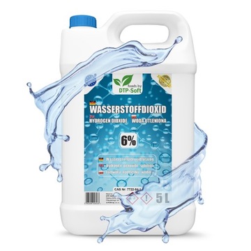 WODA UTLENIONA 6% NADTLENEK WODORU 6% 5L