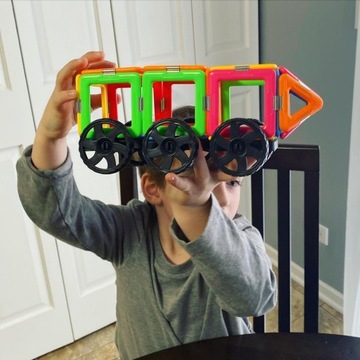 3D Магнитные блоки Развивающие игрушки с сумкой