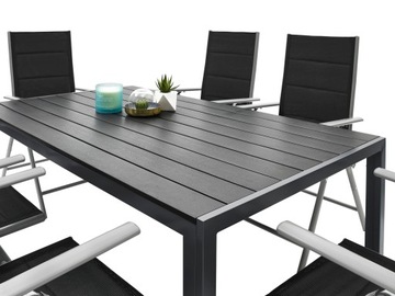 Садовая мебель набор Таблица 6+1 для балкона террасы
