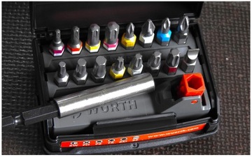 НАБОР ЗАКАЛЕННЫХ НАБОР WURTH 17 элементов