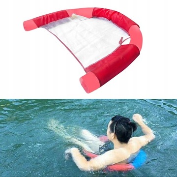 Сетчатый стул Pool Noodle для лапши для бассейна, красный, 7х130см