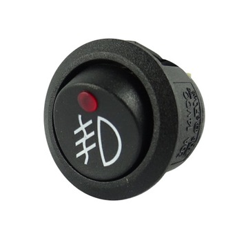 Włącznik świateł przeciwmgielnych 12V 20A 20mm