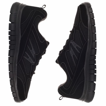 МУЖСКАЯ СПОРТИВНАЯ ОБУВЬ ЛЕГКИЕ КРОССОВКИ, ЧЕРНЫЕ