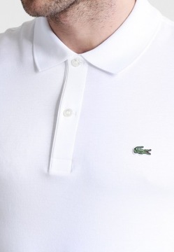 LACOSTE KOSZULKA POLO MĘSKA BIAŁA Z LOGO XL 1M4A