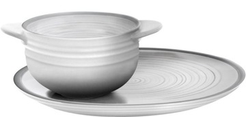 Miska na zupę ze spodkiem z melaminy Soup Set Bellagio 550 ml - Brunner
