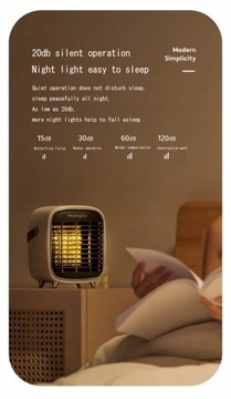 Портативные электрические обогреватели PTC PTC белые