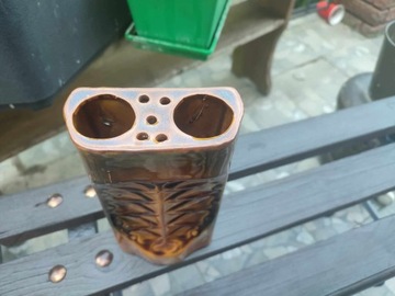 Керамическая емкость для воды для радиатора из Польской Народной Республики.