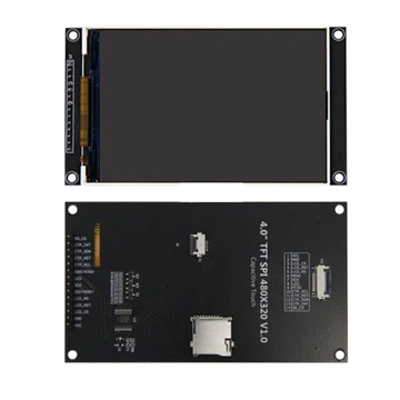 4,0-calowy moduł pojemnościowego ekranu dotykowego SPI TFT LCD 320*480