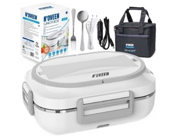 ELEKTRYCZNY LUNCH BOX TERMOS OBIADOWY SAMOCHODOWY Prezent