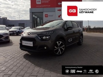Citroen C3 III Hatchback Facelifting 1.2 PureTech 110KM 2023 Citroen C3 C3 1.2 PureTech Shine EAT6, salon PL, FV23 1.2 Benzyna 110KM