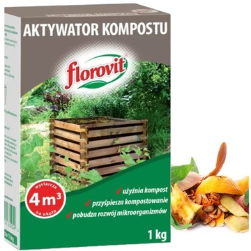 Florovit Compost Activator 1кг ускоритель компостирования Компостное удобрение