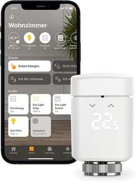 N3 Eve Thermo Głowica termostatyczna biała BT