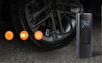 POMPKA ELEKTRYCZNA PRZENOŚNA DO ROWERU ROWEROWA 6000mAh