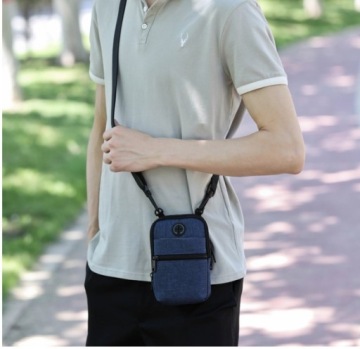 Чехол, чехол, кошелек Voyager для телефона до 17 см, на шею и плечо.