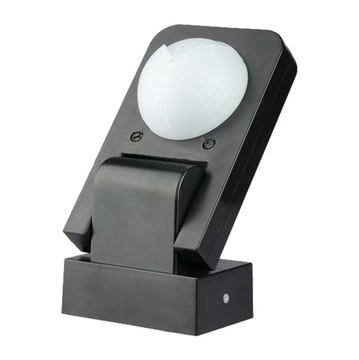 Czujnik Ruchu Zmierzchu na podczerwień IP65 CZARNY