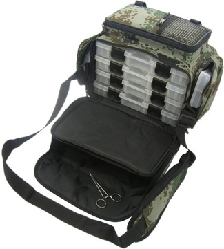 ПРОЧНАЯ ЖЕСТКАЯ КОМПЛЕКТНАЯ СУМКА С КОРОБКАМИ – МИР СПИНИНГА В ОДНОЙ СУМКЕ