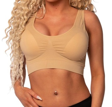 BIUSTONOSZ SPORTOWY PUSH UP TOP DAMSKI M/L