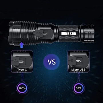 МОЩНЫЙ ТАКТИЧЕСКИЙ ФОНАРЬ 10 000 ЛЮМЕН USB ВОЕННЫЙ