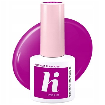 HI HYBRID LAKIER HYBRYDOWY 256 FUCHSIA TULIP 5ml