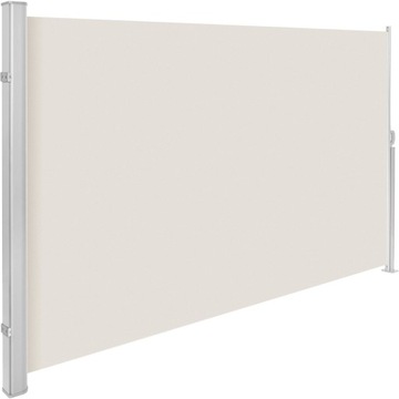 Aluminiowa markiza boczna beżowy 160 x 300 cm