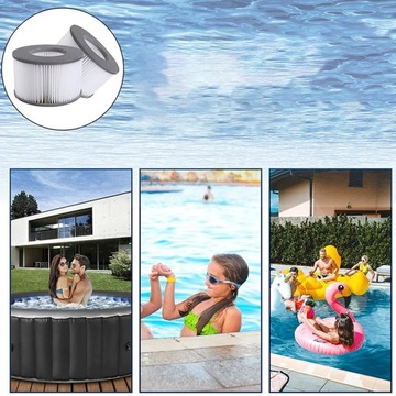 6 X FILTR DO BASENU JACUZZI WKŁADY FILTRUJĄCE MSpa