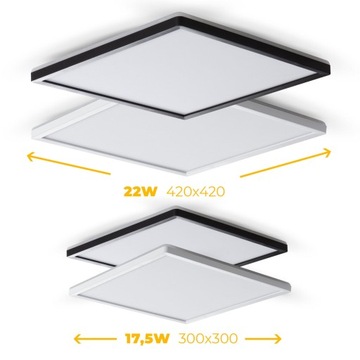 Светодиодный потолочный светильник LL PLAFON02 L 17.5Вт белый 1750лм