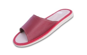 КОЖАНЫЕ ДОМАШНИЕ ТАПОЧКИ, ДОМАШНИЕ ТАПОЧКИ размер 39