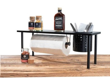 Кухонная полка + держатель для бумаг, функциональный МДФ